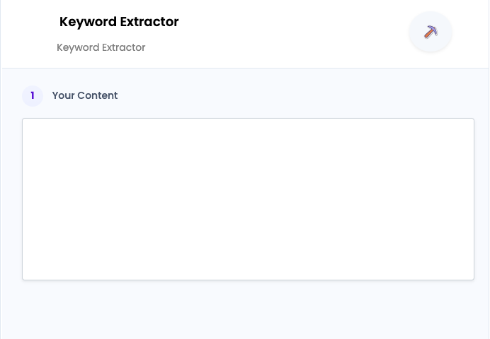 Keyword Extractor ai tool