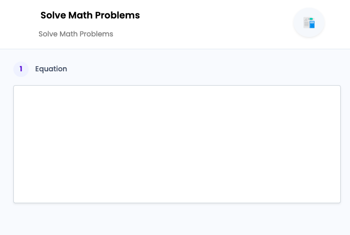 Math Problems ai tool