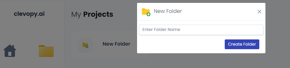 steps to create folder