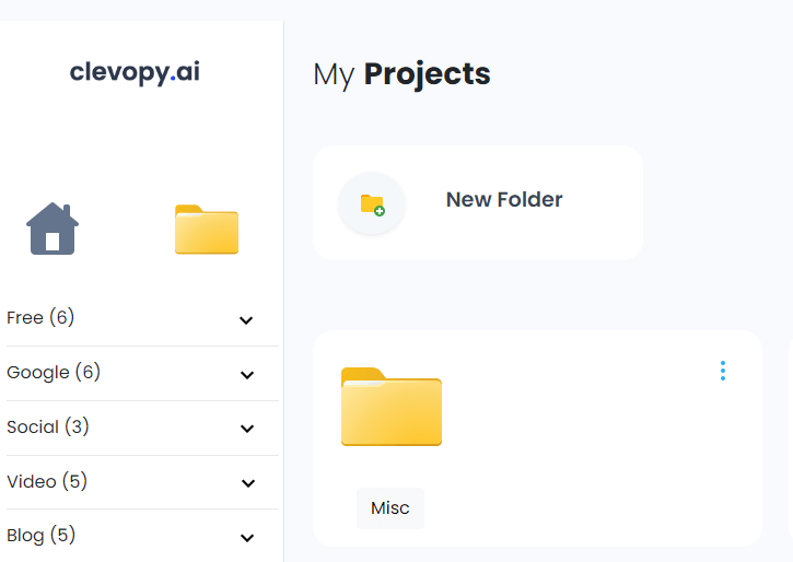 Clevopy folders