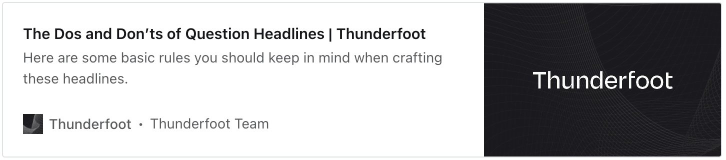 thunderfoot